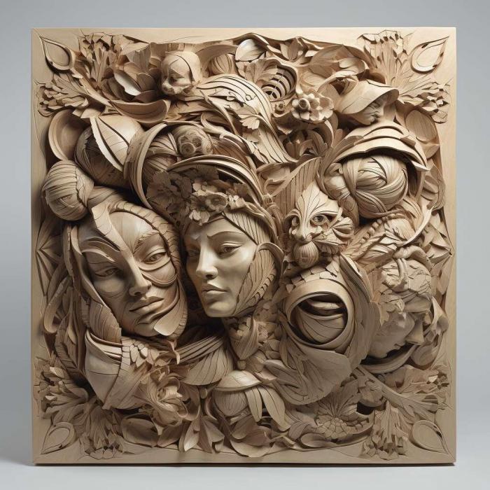 نموذج ثلاثي الأبعاد لآلة CNC 3D Art 